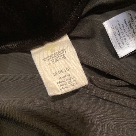 Girls Black Velvet Tucker + Tate Skirt - Picture 2 of 2